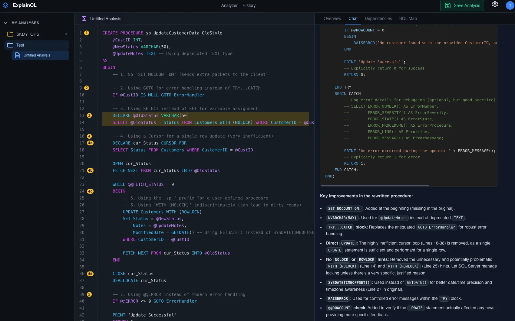 explainql screenshot 1